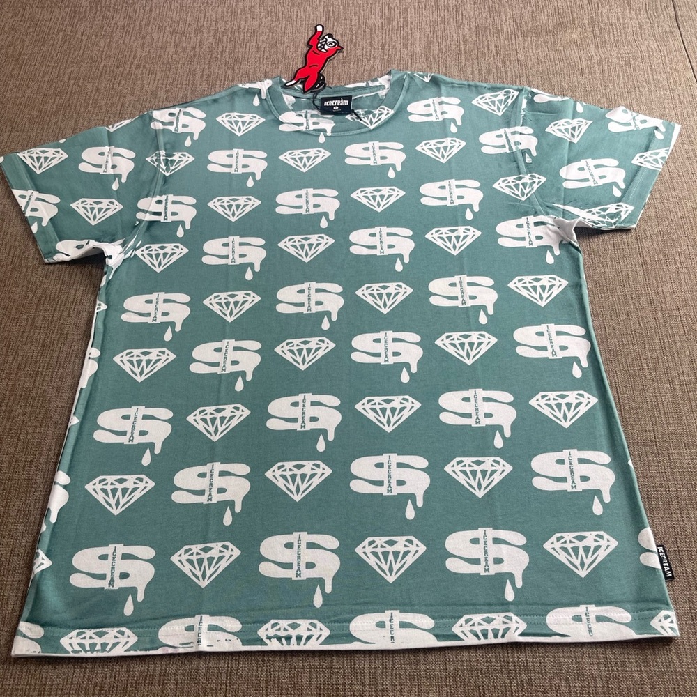 IceCream Diamonds and Dollars Short Sleeve Tee